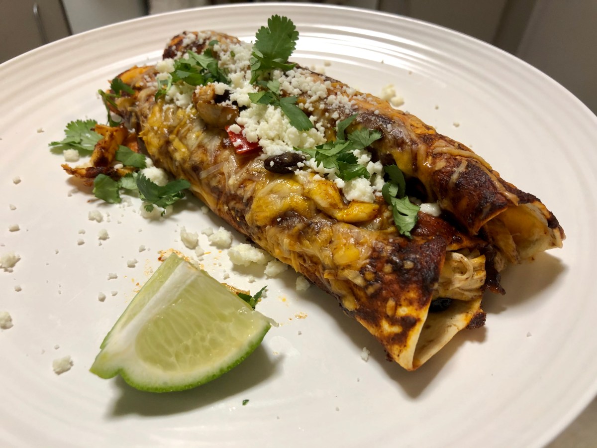 Red Sauce Enchiladas