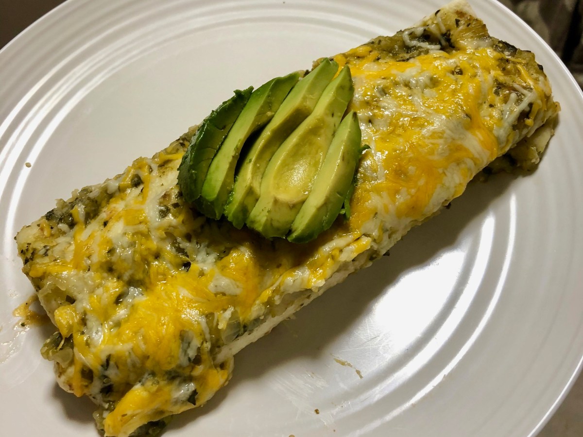 Tomatillo Chile Enchiladas